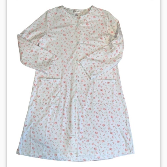 Miss Elaine Interlock knit short robe 3/4 sleeves Size S - Picture 9 of 9